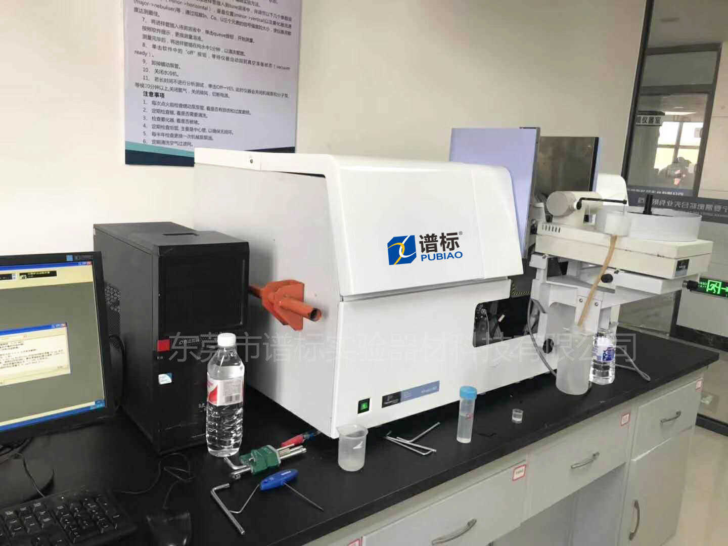 寧夏某大型第三方檢測購買我司PE二手AA800校正系數(shù)為0.999